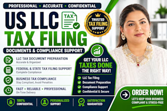 prepare your US llc tax filing documents and compliance paperwork