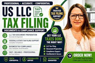 prepare your US llc tax filing documents and compliance paperwork