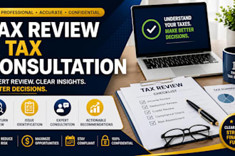 review your tax return and provide expert tax consultation