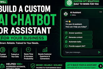 build a custom ai chatbot or assistant for your business