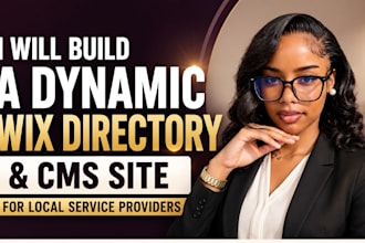 build a searchable wix directory and cms website for service providers