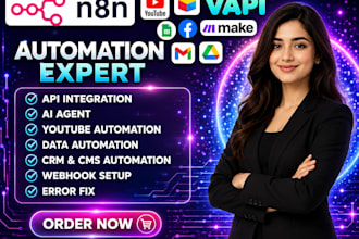 setup n8n make com ai automation with API vapi retell ai voice calling agent