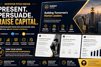 design a real estate investor pitch deck, syndication deck investor powerpoint
