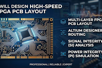 do high speed fpga pcb layout, altium routing, signal integrity, power integrity