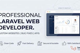 build or customize your laravel website