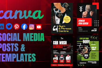 create canva tamplate for social media