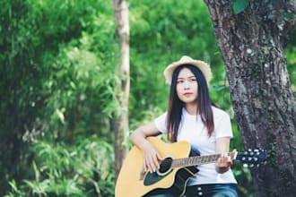 write and record a custom korean song, korean pop song, rap song, pop singer