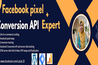 setup meta facebook pixel conversion API for shopify or wordpress