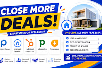 do propertybase market leader hubspot smart CRM pipedrive freshsales real estate