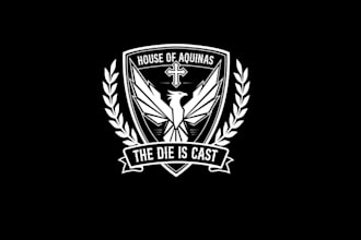 design house aquinas shield logo