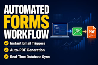 build automated google forms workflows and email systems