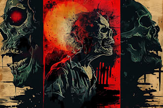 do 70s 80s horror vintage movie poster retro poster