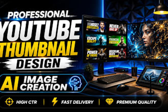 design eye catching youtube thumbnails with high CTR