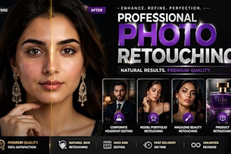 retouch corporate headshots, model portfolios, newborn and maternity photos
