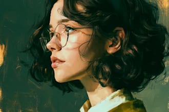 create a stunning digital oil painting illustration from your photo