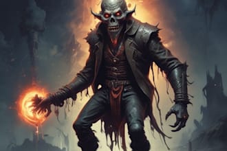 design dark and mysterious fantasy worlds