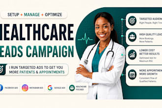setup medical healthcare meta ads exclusive marketing leads medical website crm
