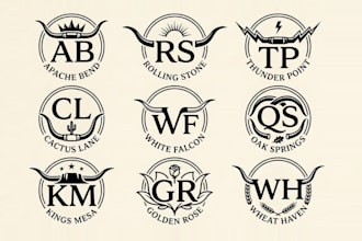 do cattle brand,western,ranch or farm business logo