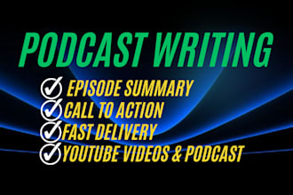 write SEO professional podcast show notes and podcast summary
