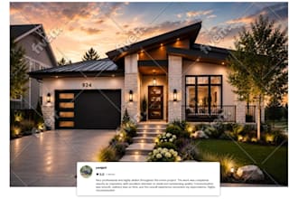 do 3d exterior design, interior design, 3d rendering