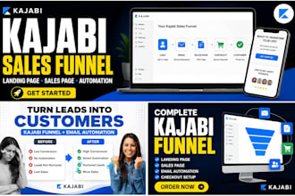 kajabi sales funnel, kajabi landing page, kajabi sales page