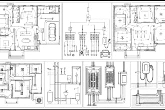 do mep electrical lighting layout circuit diagram ev charger load calculation