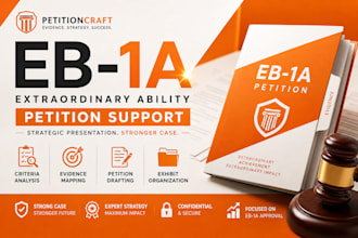 provide complete eb1a petition support covering all criteria evidence and case