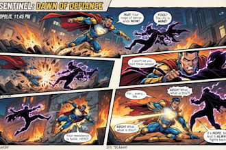 do a superhero comic