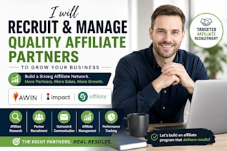 recruit and manage quality affiliate partners for your brand