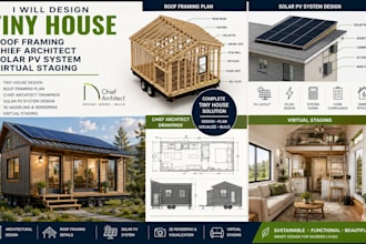 design tiny house roof framing chief architect solar pv system virtual staging