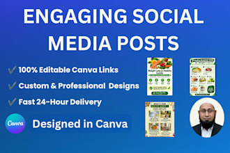 design editable instagram posts and pinterest pins in canva