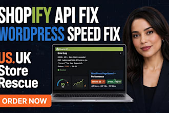 fix shopify api wordpress speed optimization shopify bug wordpress site fix pro