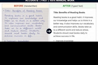 transcribe handwritten notes into editable text