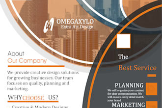 design professional corporate, event, and business flyers