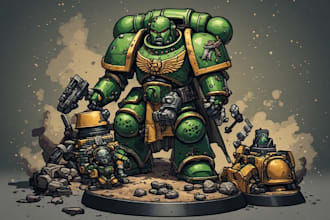 paint your warhammer 40k miniatures