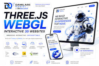 build a threejs webgl interactive 3d website