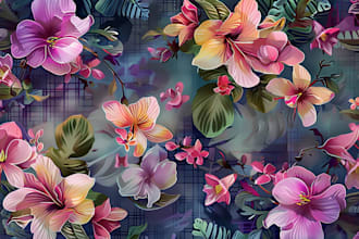 design seamless repeat pattern for textile and fabric print