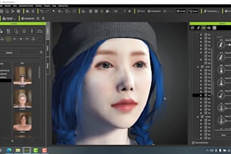 make 3d character modeling, rigging and 52 arkit blendshapes in blender maya c4d