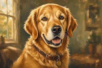 paint stunning pet portrait