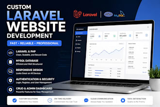 build a custom laravel website