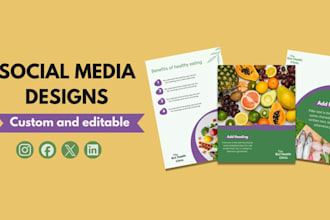 design social media posts and canva templates