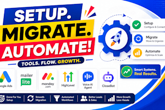 setup google ads migrate mailerlite monday gohighlevel voice ai agent closebot