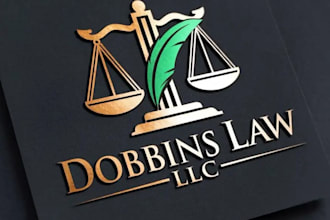 create a professional attorney and legal logo for law firm