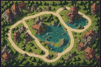 design your fantasy map for rpg, novels and games