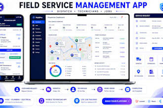 build hvac plumbing and electrical service management app
