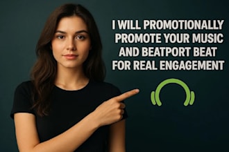 promotionally promote your music and beatport beat for real engagement