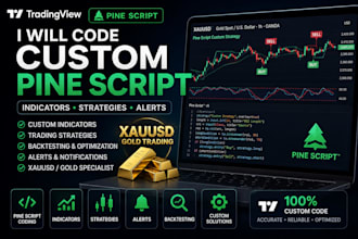 code custom tradingview pine script indicator strategy xauusd