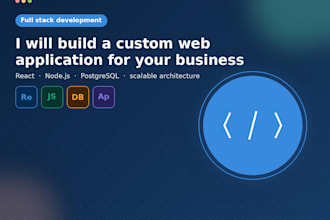 build a custom web application for your business