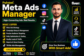 manage facebook instagram and tiktok ad campaigns