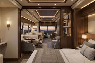 any caravan, rv, buss conversion modeling, and rendering
